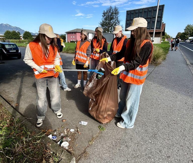 "World cleanup day" in Rankweil