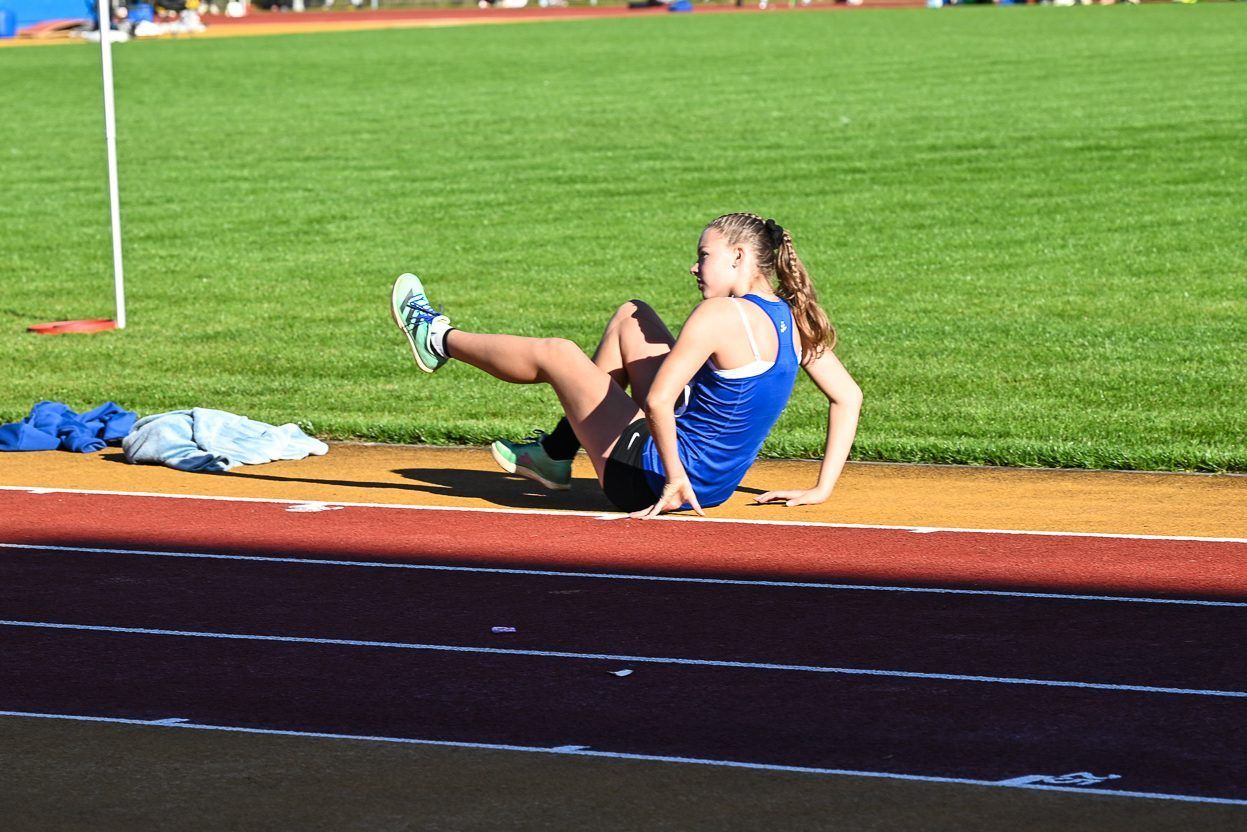 Die jungen Atlethen gaben alles. - Sportlicher Wettkampf über Landesgrenzen hinaus - Sportlicher Wettkampf über Landesgrenzen hinaus