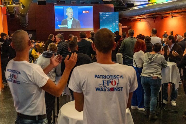 Die Vorarlberger FPÖ feiert ihr "blaues Wunder" in Hohenems