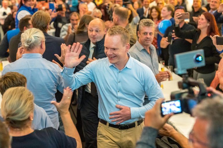 Die Vorarlberger FPÖ feiert ihr "blaues Wunder" in Hohenems