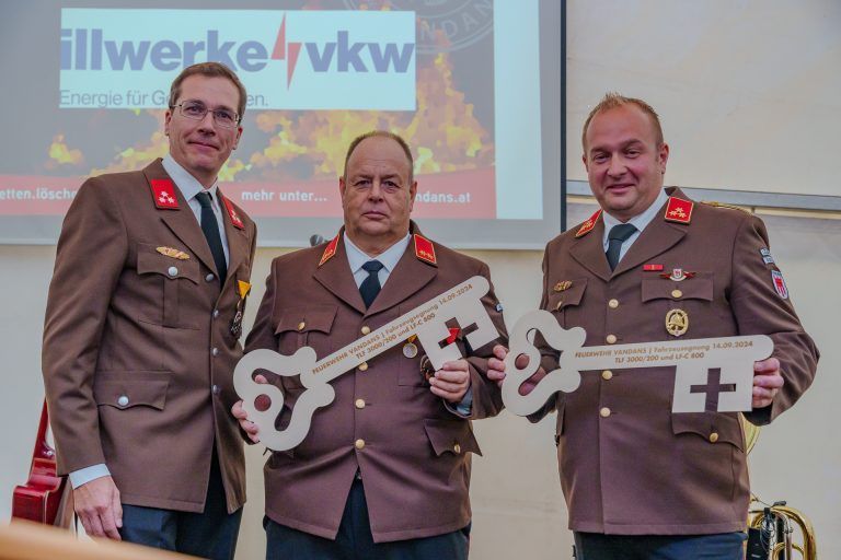 Fahrzeugweihe Ortsfeuerwehr Vandans