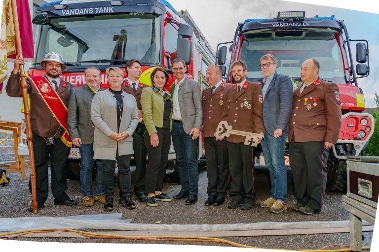 Fahrzeugweihe Ortsfeuerwehr Vandans