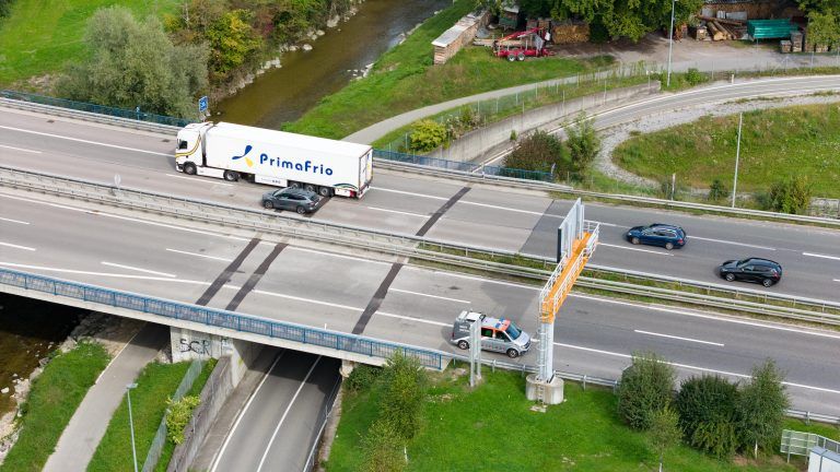 Autobahn A14 Baustelle Hörbranz