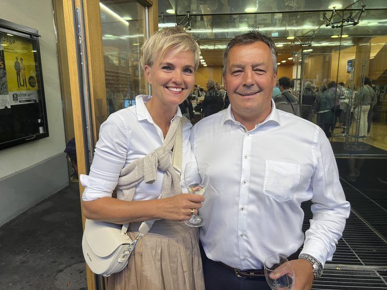 Beste Laune bei Manuela und Johannes Schwärzler