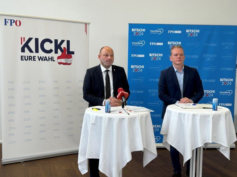 Thomas Spalt Christof Bitschi FPÖ Pressekonferenz