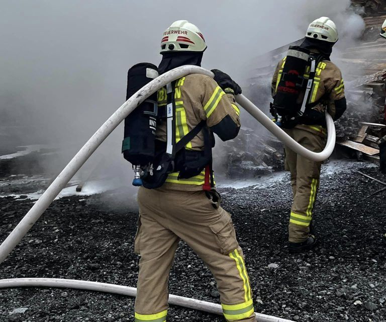 Brand Holzstapel