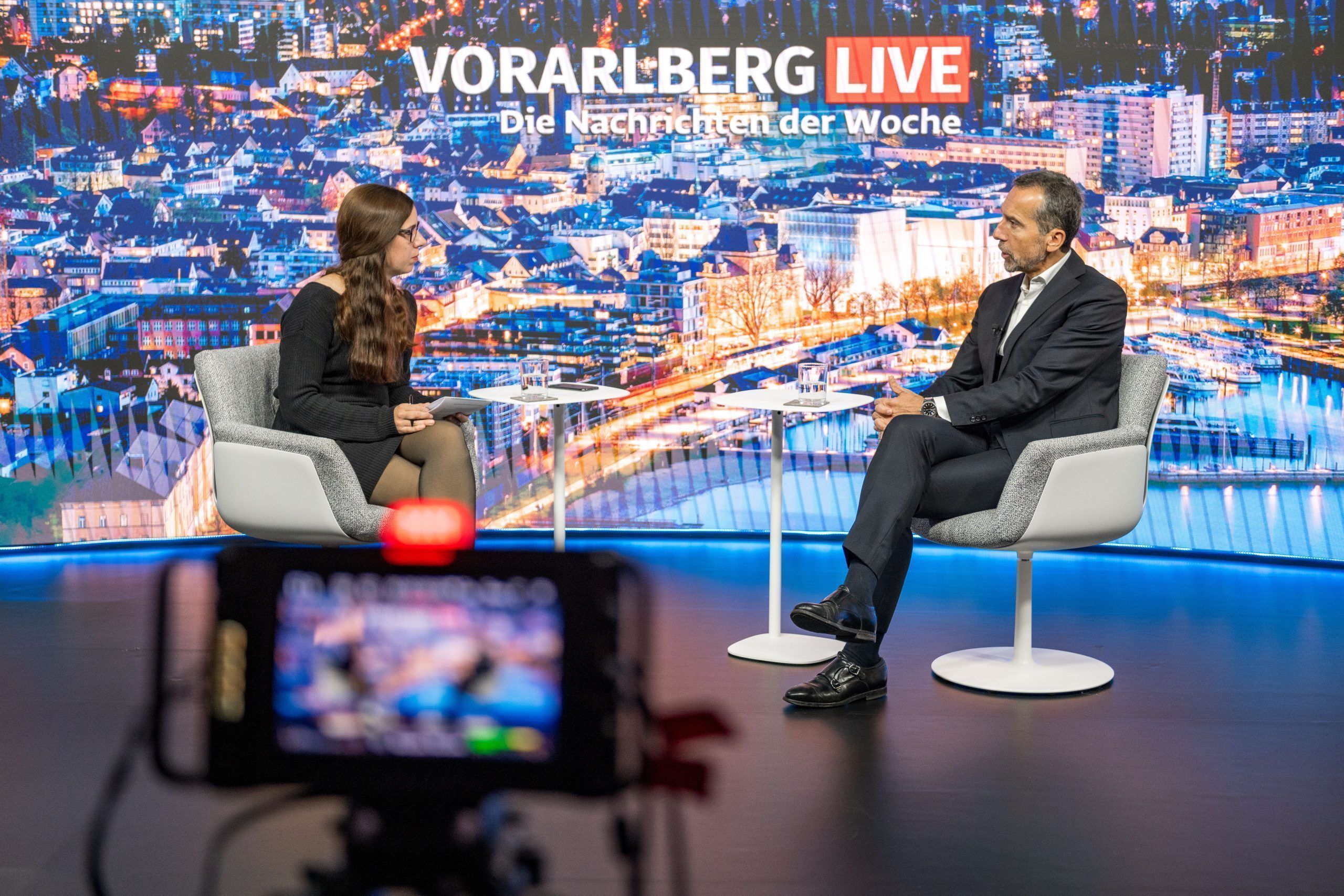 TV-Interview mit Christian Kern