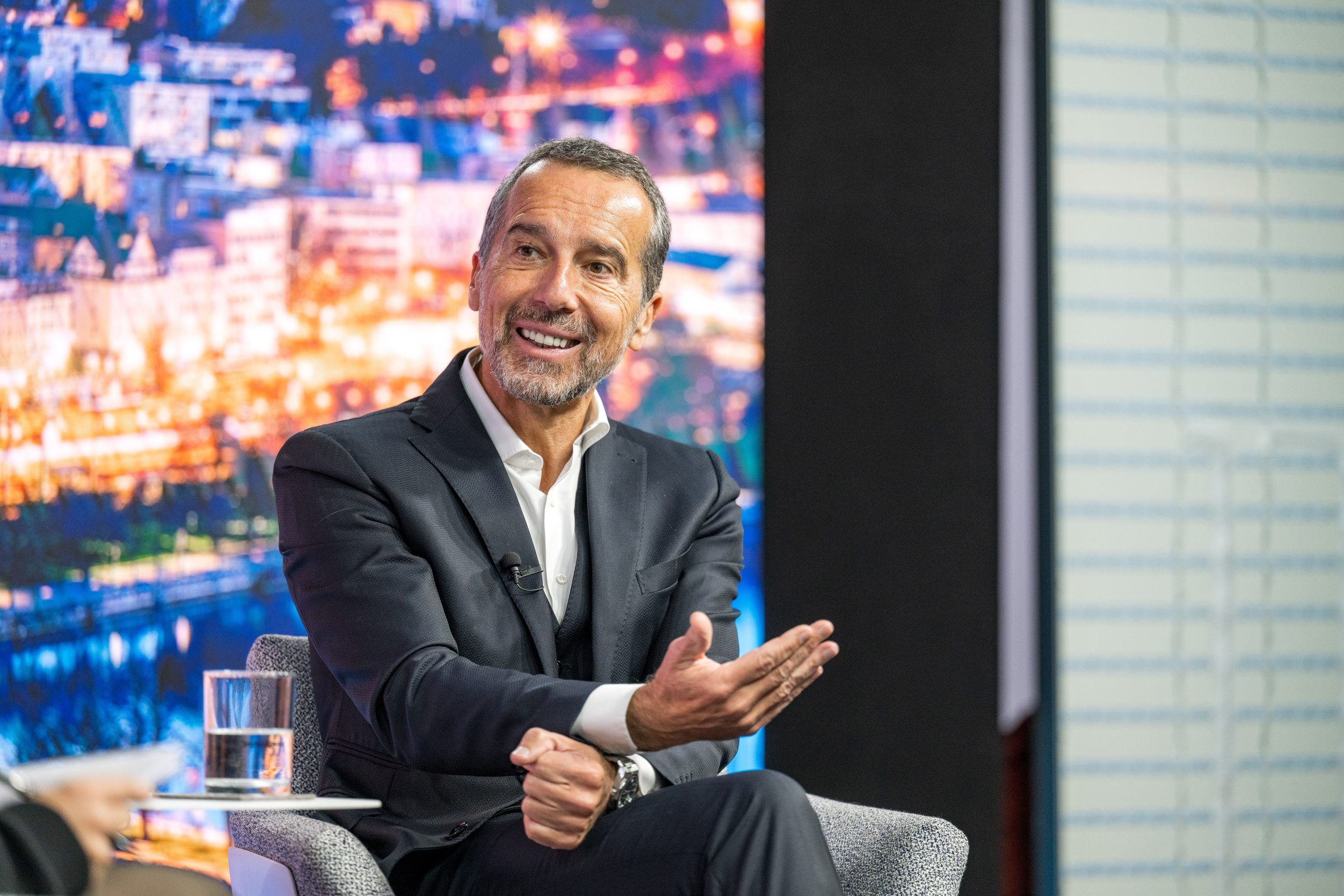 TV-Interview mit Christian Kern