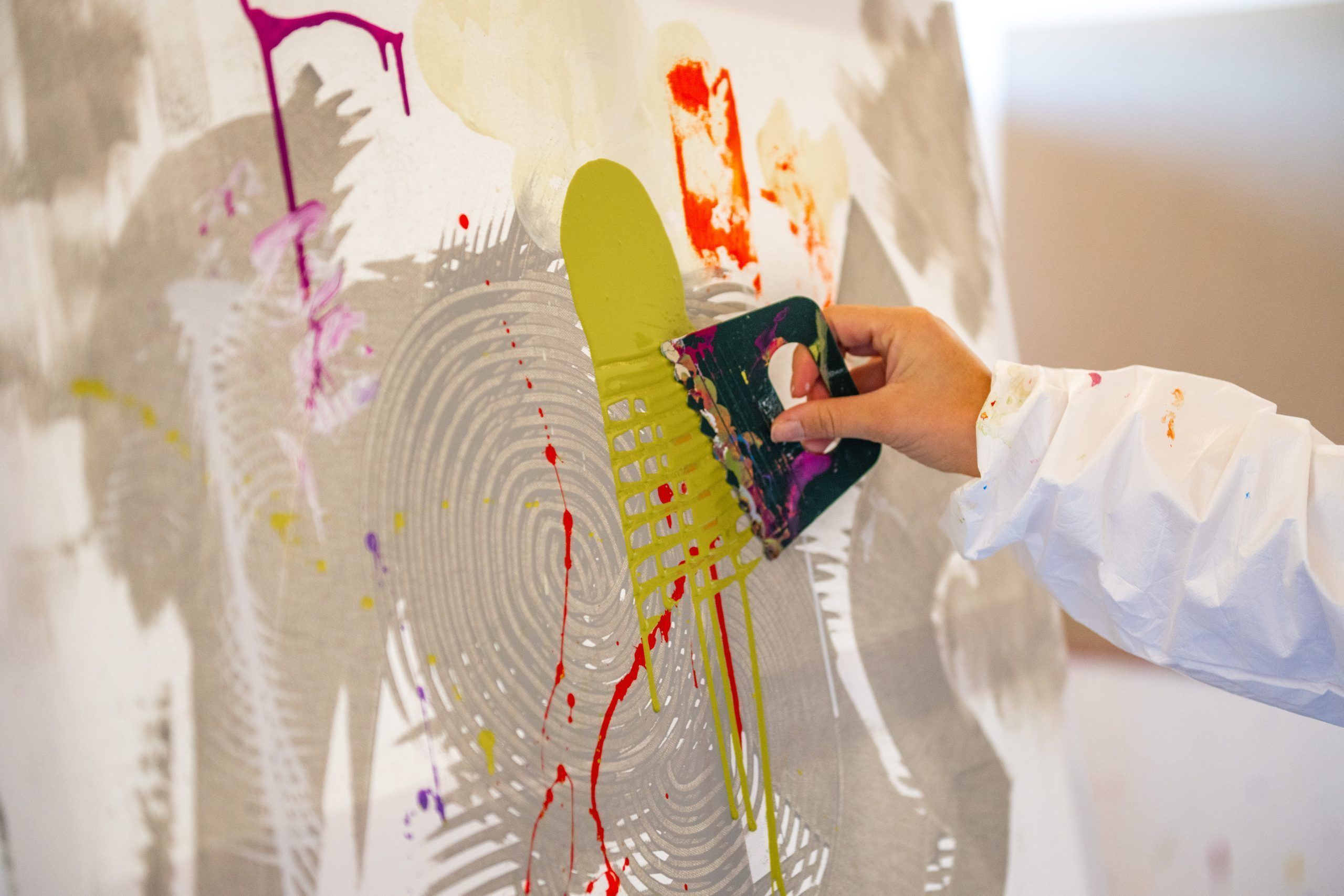 Actionpainting, Studio In, Dornbirn, Isabella Neyer