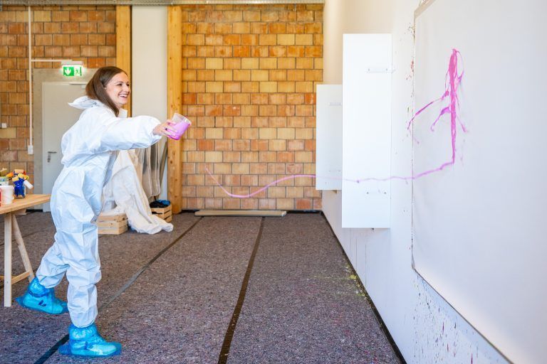 Actionpainting, Studio In, Dornbirn, Isabella Neyer