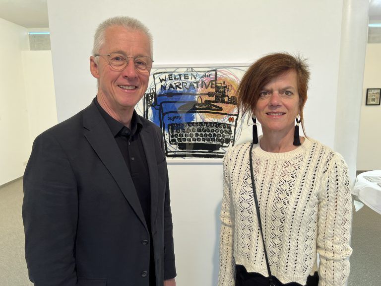 Erhard Witzel und Uta Belina Waeger luden ins QuadrArt