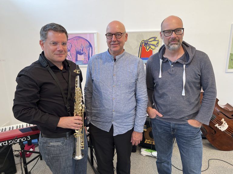 Erich Peter, Manfred Vith und Marcus Huemer unterhielten musikalisch