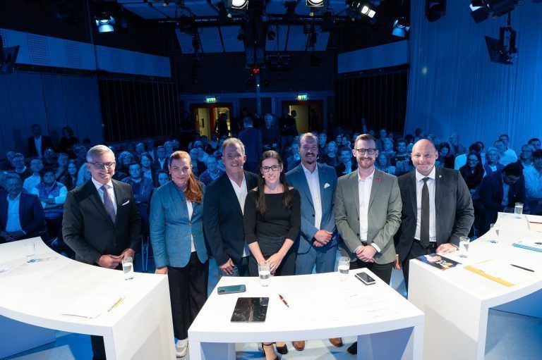 Gruppenfoto Start Diskussion Nationalratswahl