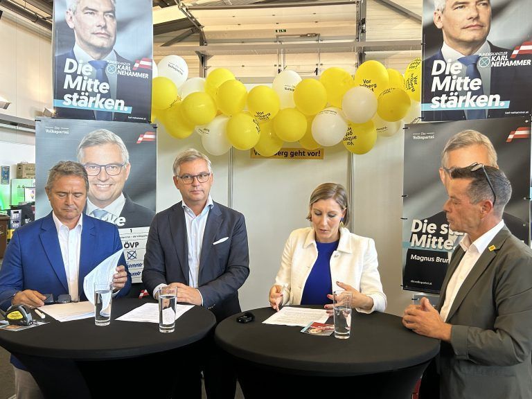 Messe Wahlkampf Dornbirner Herbstmesse Landtagswahl