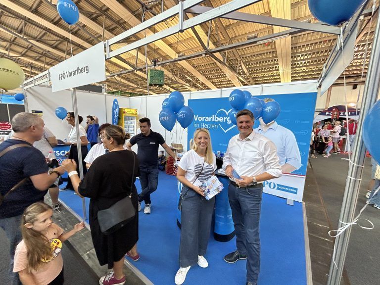 Messe Wahlkampf Dornbirner Herbstmesse Landtagswahl