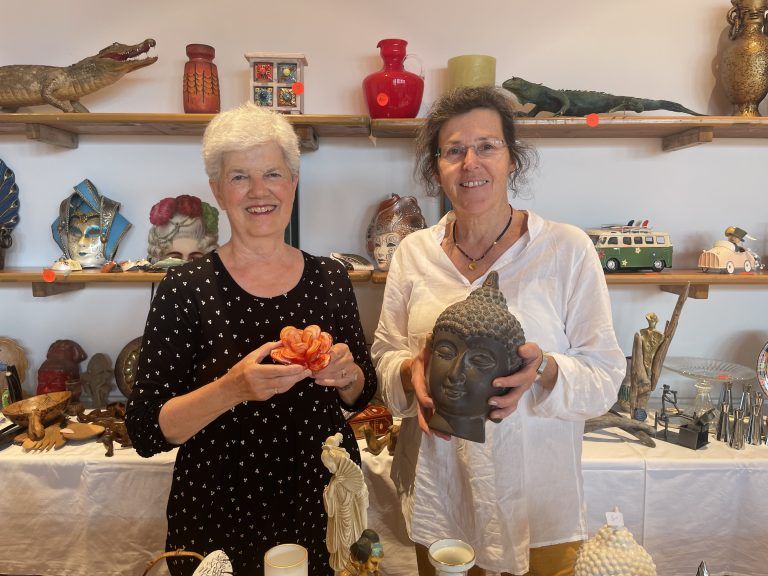 Eröffnung Tisis Flohmarkt mit Eva Hagen