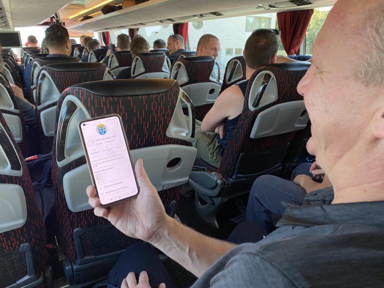 Abreise Feuerwehr nach Niederösterreich