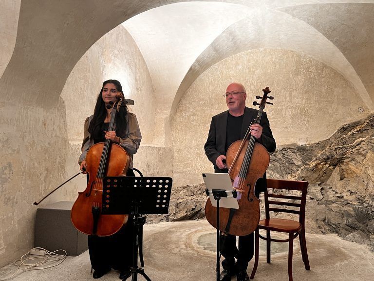 Baran Mohammadbeigi und Martin Merker