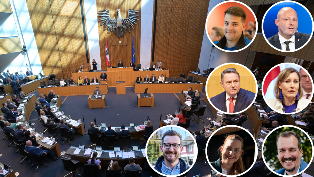 Hürde geschafft: Sieben Abgeordnete im Nationalrat