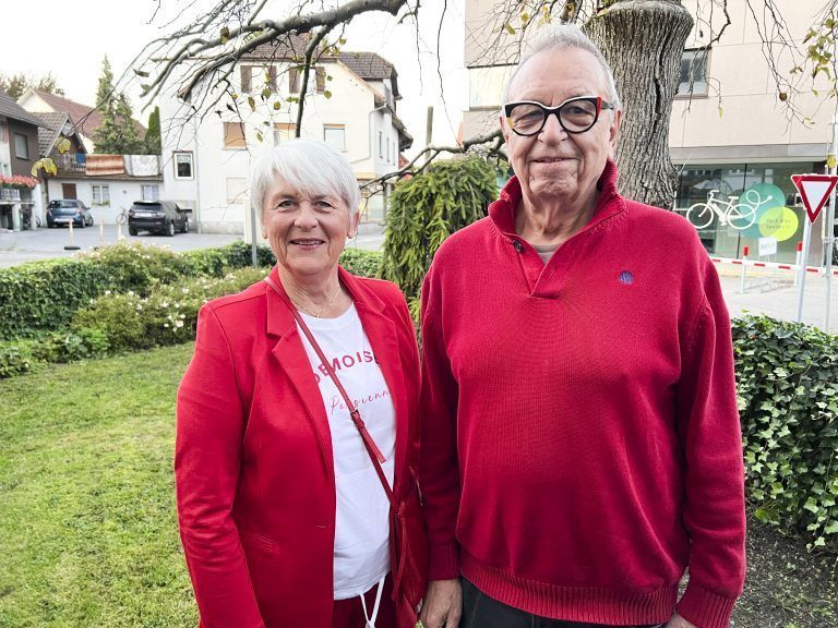 Lisbeth Bischoff und Ulrich Gabriel beim Kunst-Gespräch