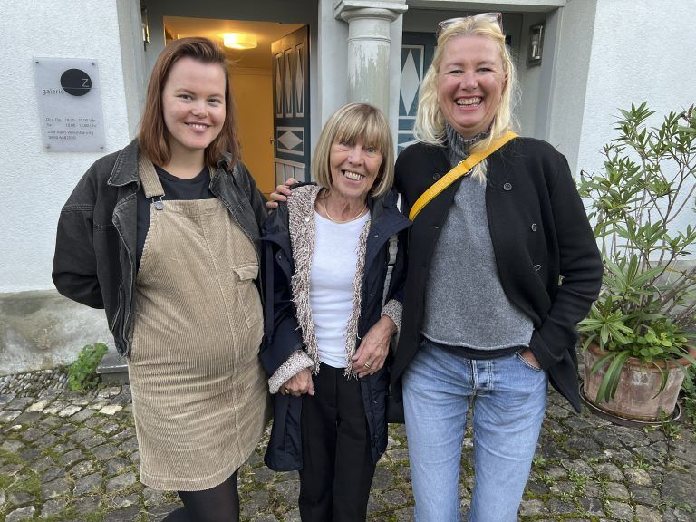 Mona Ida, Elisabeth Bechtold und Irma Hausenblas amüsierten sich bestens
