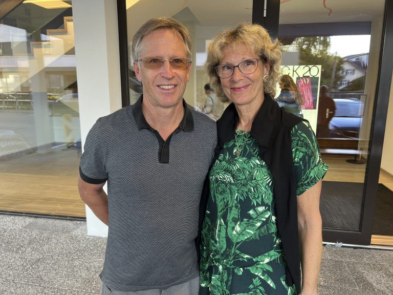 Renate und Bernhard Weithas kamen nach Lustenau