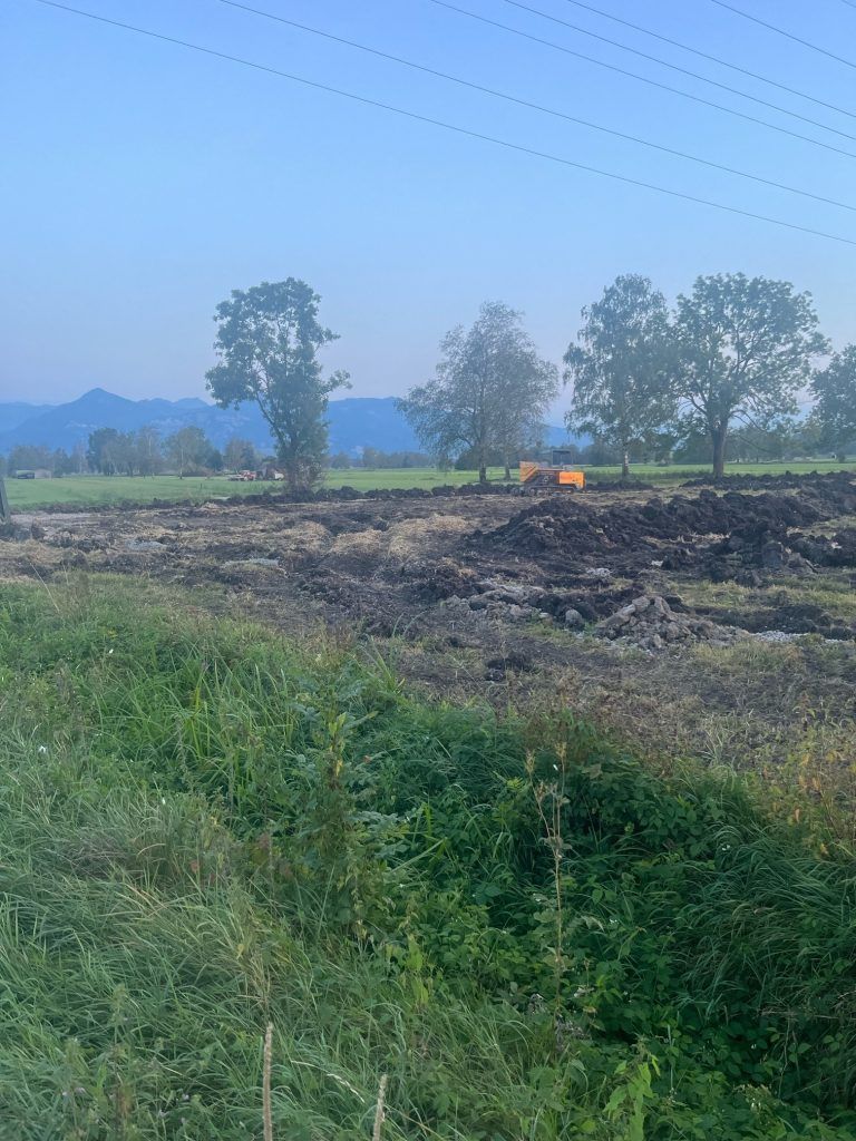 Ried, Baustelle