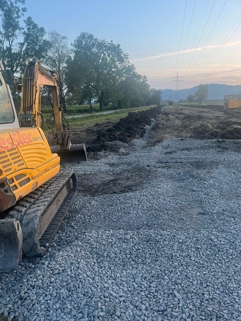 Ried, Baustelle