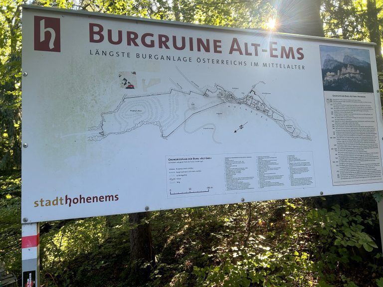 Raimund Rhomberg Bauforscher Burgruine Alt Ems