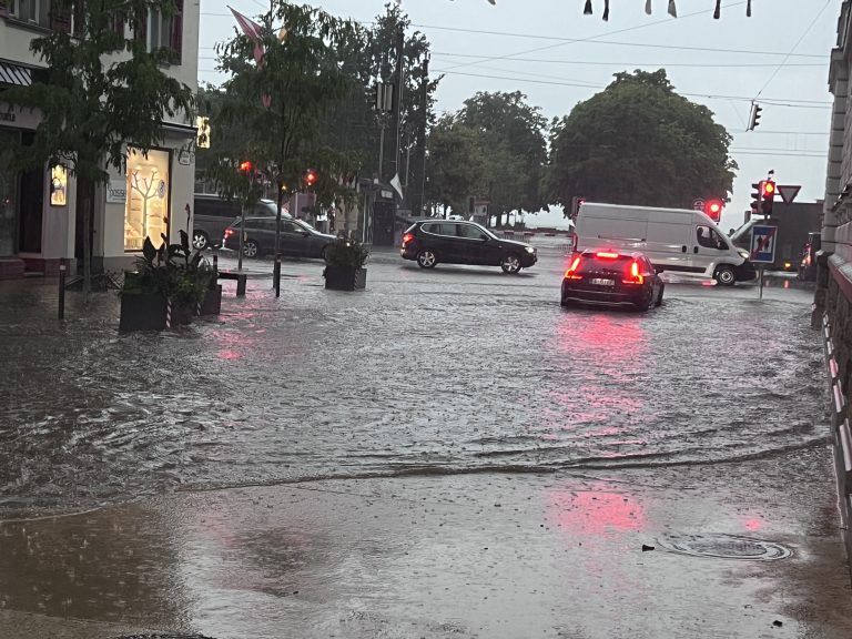 Unwetter in Vorarlberg
