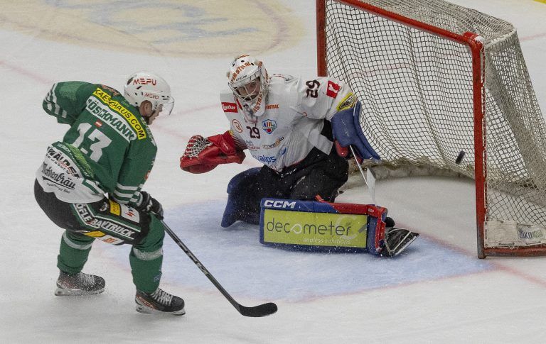 Eishockey Alps Hockey-League-Play-off-Spiels EC Bregenzerwald gegen Rittner Buam
