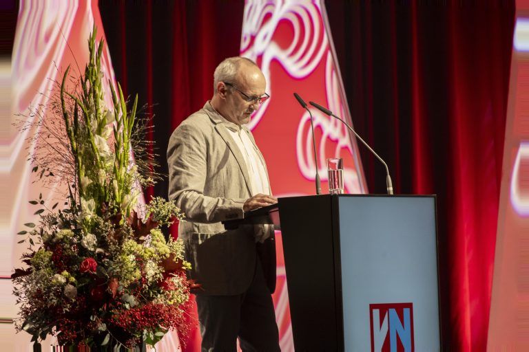 Russpreis 2024 Verleihung Veranstaltung Musik Ansprache Musik Laudator Jürgen Thomas Ernst