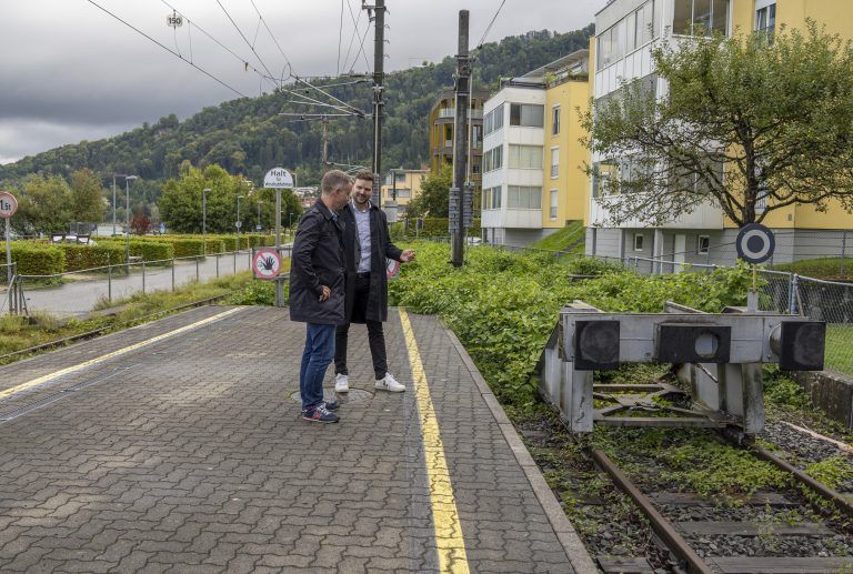 Haltestelle Bregenz-Hafen Lokalaugenschein – warum der Ausbau aus Sicht der ÖBB nötig und sinnvoll ist und was genau gemacht werden sol
