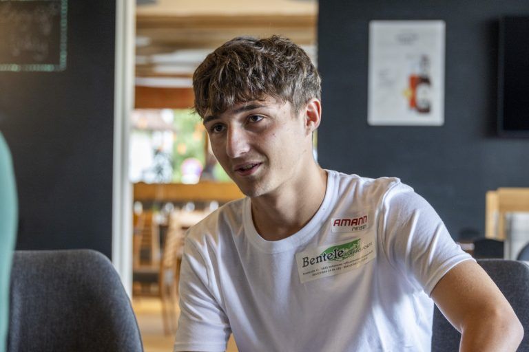 Nachwuchsfußballer Fabio Ebner, der zuletzt im ÖFB-U16-Nationalteam Interview