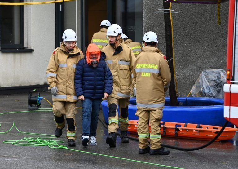 Auch die Feuerwehrjugend zeigte bei der Vereinsmesse ihr Können. - © Gemeinde Altach