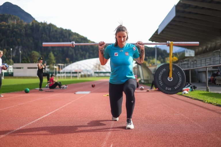 ÖSV-Speedgruppe West, Kondi-Training in Vorarlberg, Die Vorarlbergerinnen Michelle Niederwieser Magdalena Egger Nina Ortlieb Ariane Rädler Zudem Lena Wechner Christina Ager Trainer Christoph Alster (Vorarlberger) Julian Kienreich (Vorarlberger)