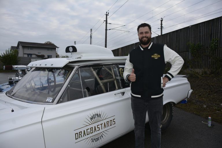 Davon Rohner mit seinem Dodge Polara - End of season 4.0