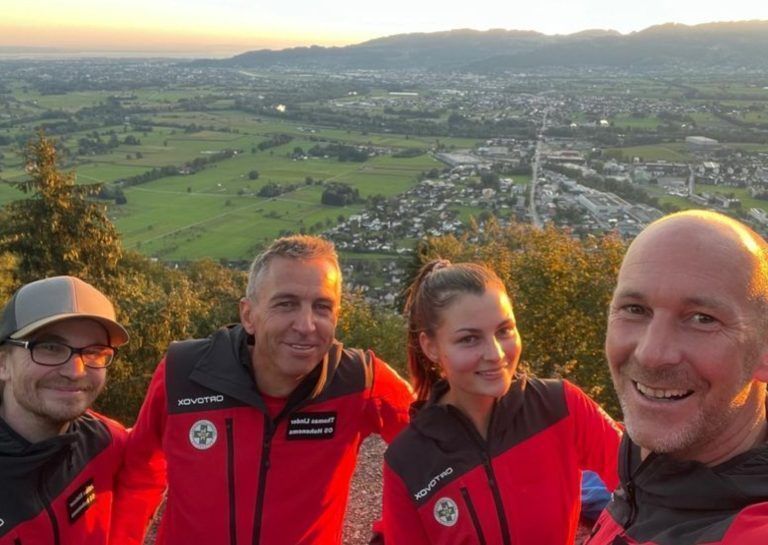 Ach die Bergrettung Hohenems unterstützte die Schlossberg-Challenge´24. - Schlossberg-Challenge´24 - Schlossberg-Challenge´24