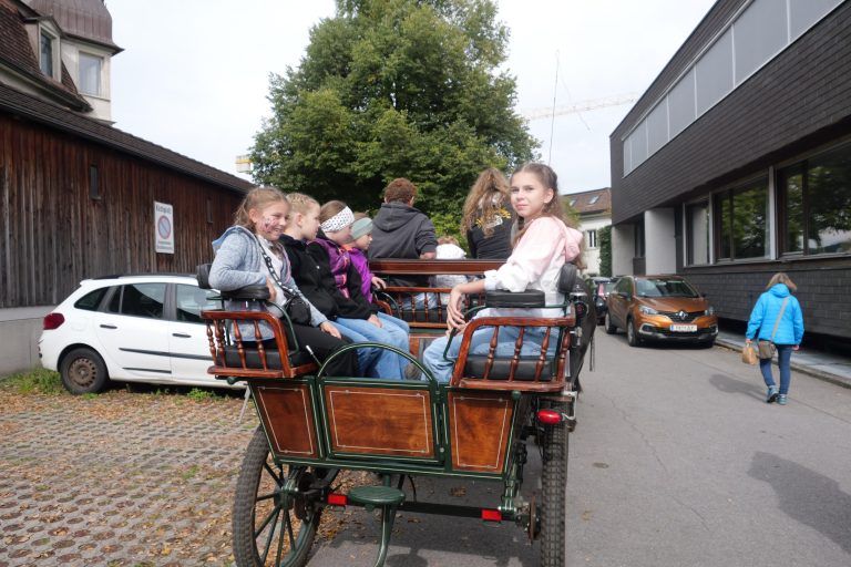 Ein besonderes Highlight waren die Kutschenfahrten mit Claudia und Daniela Tschabrun. - Hof- und Kartoffelfest bei Tschabruns - Hoffest, Tschabrun