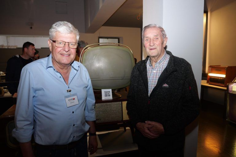 Vorarlberger-Museumswelt-Präsident Manfred Morscher und Dieter Gassner. - Lange Nacht der Museen in der Vorarlberger Museumswelt - Museumswelt