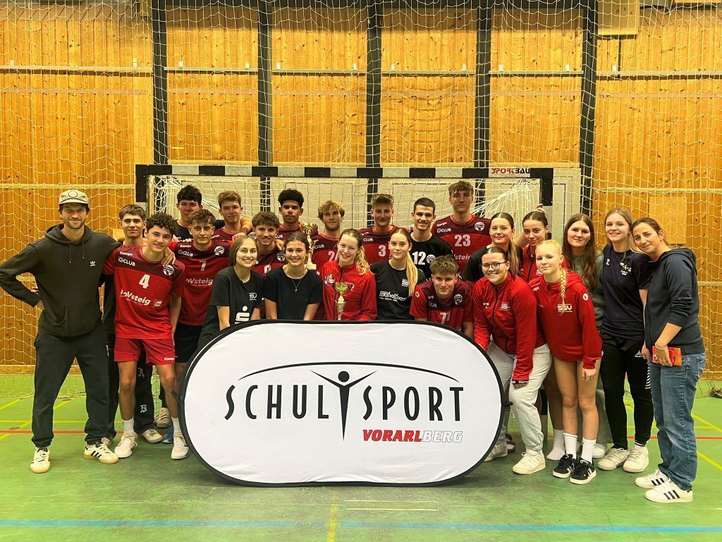 Vorarlberger Oberstufen kämpften bei den Handball-Schulolympics
