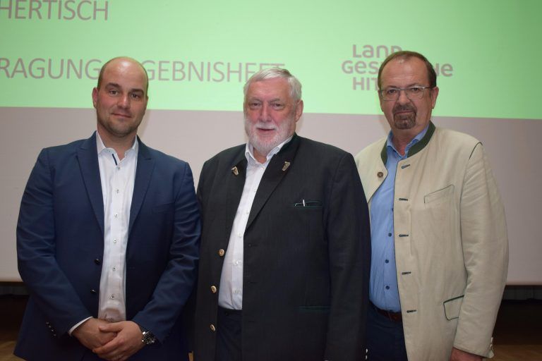 Experten: Robert Finger, Franz Fischler und Rainer Siegele. - 7. Landgespräche Hittisau