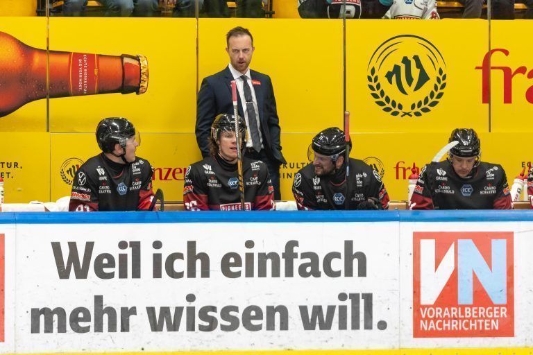 Trainer Dylan Stanley Eishockey Pioneers Vorarlberg – EC Salzburg