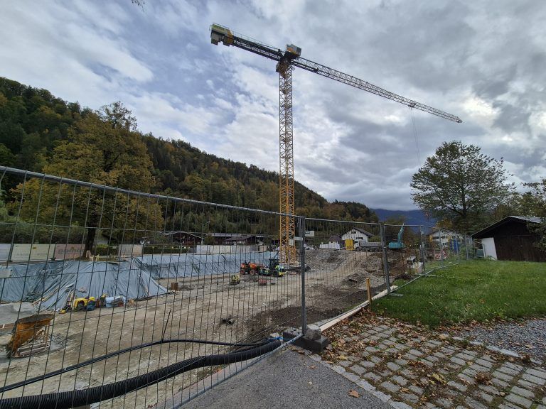 Spatenstich Wohnanlage Gantschier/Schruns, Wohnbauselbsthilfe, Jäger Bau