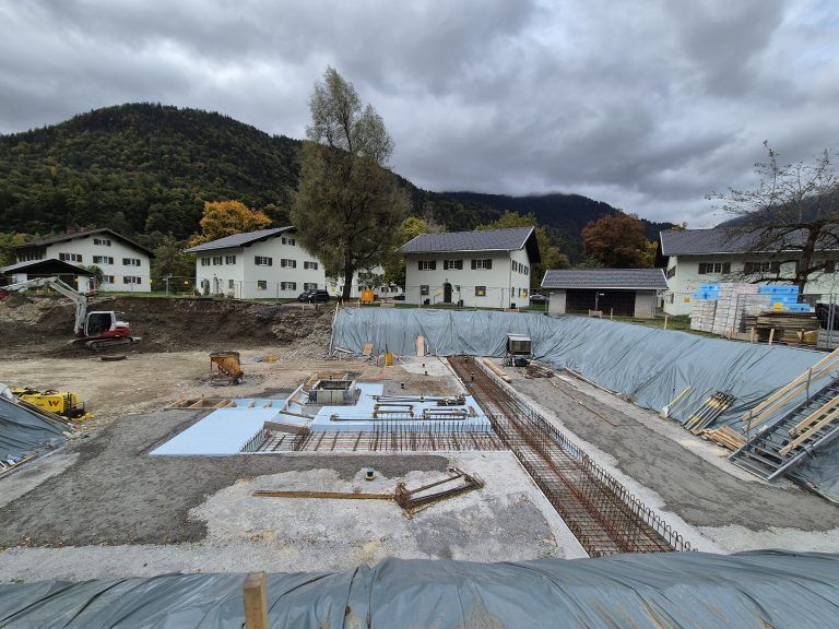 Spatenstich Wohnanlage Gantschier/Schruns, Wohnbauselbsthilfe, Jäger Bau