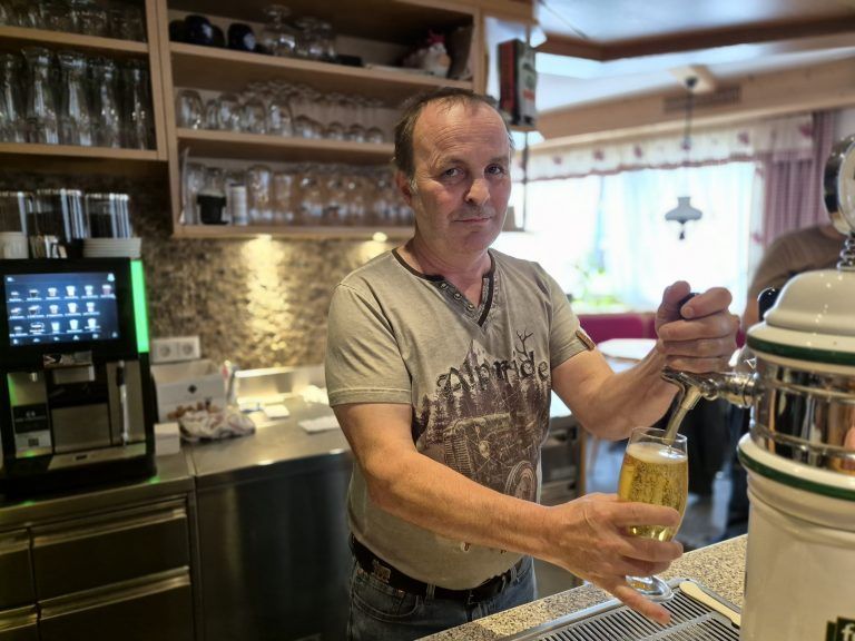 Kiosk, Dorfkneipe. Gaschurn, Umfrage, Wahlergebnis, Landtagswahl