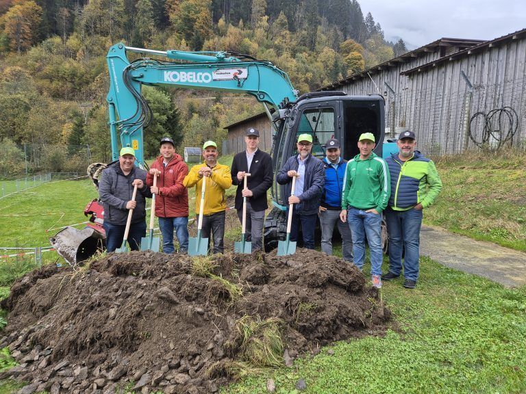 Clubheim SC St. Gallenkirch, Spatenstich