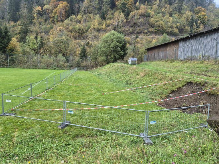 Clubheim SC St. Gallenkirch, Spatenstich