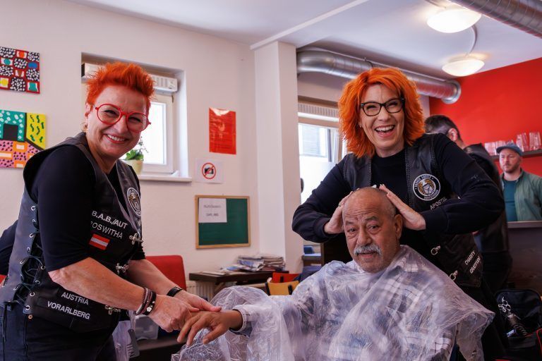 Barber Angels im Caritas Café in Feldkirch