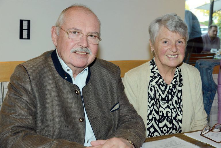 Obmann-Stv und Kassier Rudi Öller mit Obfrau Cäcilia „Cilli“ Wieser.